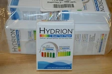 Micro Essential Hydrion Quat Test Paper, Model QK-1000, 10 pack