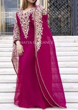 SALE Royal Abaya Moroccan Dubai Bedded Kaftans Frasha Maxi Very Fancy Long Gowns