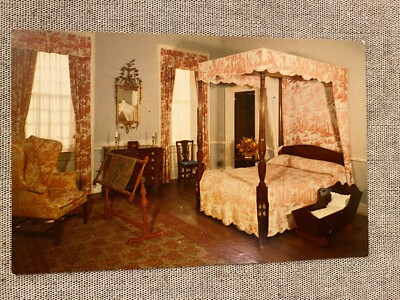 Vintage Postcard Mother's Room at Stratford Hall Westmoreland County Virginia VA