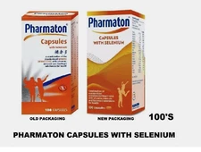 3 X 100's PHARMATON Capsules with Ginseng Extract and Selenium - Energy Booster