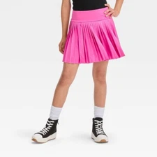 Art Class Girls' (Sz 2XL 16/18) Pleated Tennis Skort - art class Pink New