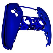 Blue Chrome Controller Faceplate Shell Case For PlayStation 5 Controller PS5