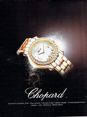 Werbung Advertising 108 2009 Uhr Chopard