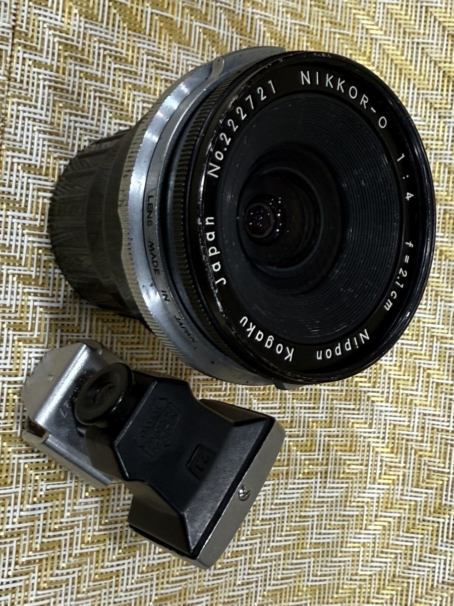 Nikon 2.1cm F/4 Nikkor-O Vintage Nikon F 21mm Wide Angle Lens w