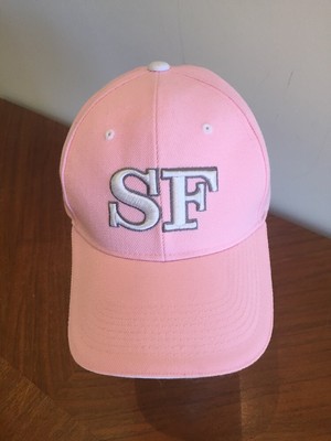 Pink Baseball Cap with White SF Logo New Era 9Forty A-Frame San Francisco Giants 60th Anniversary  main image 4