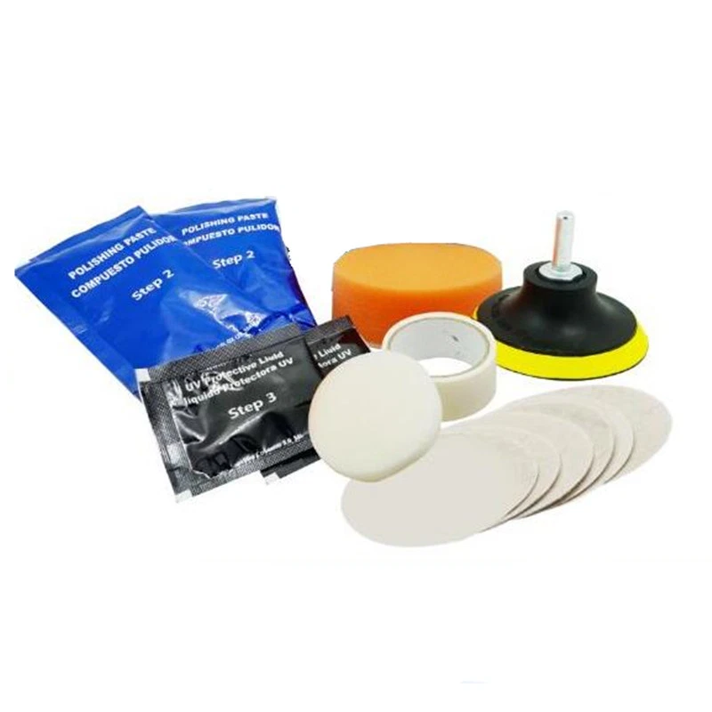 Car Suv Headlight Headlamp Lens Restoration Plastic Polishing Buffing Tool Kit - Image 2 of 4