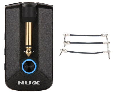 NUX Mighty Plug Pro MP3 + Gator Patch Cable 3 Pack