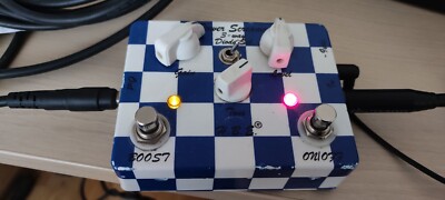 HBE Power Screamer Edition Blue/White Overdrive Guitar Effect Pedal U.S.A.
