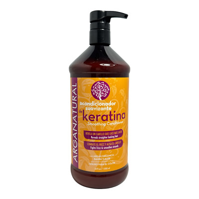 Arganatural Keratin Smoothing Conditioner 34fl.oz./1000ml New