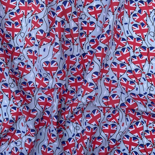King's Coronation Reino Unido Polialgodón Decoración Bunting Vestido de Fiesta Patchwork Tela Artesanal - Imagen 73 de 91