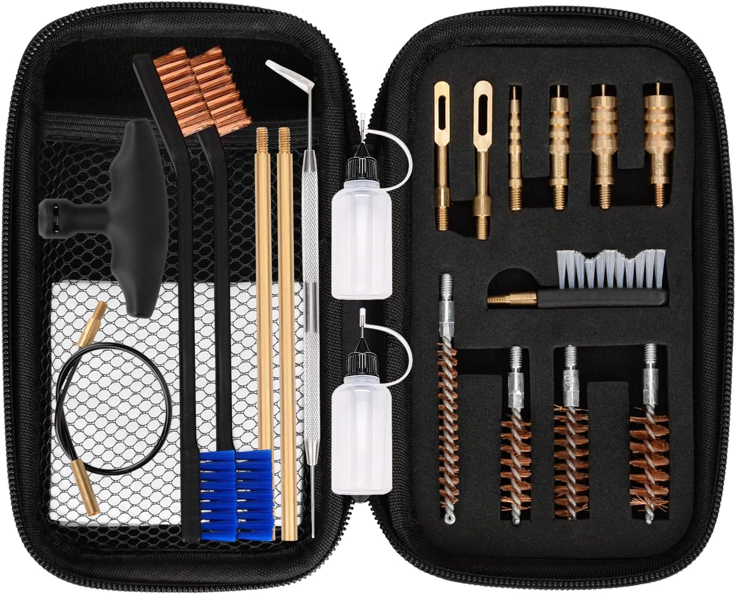 Universal Handgun Cleaning Kit .22,.357,.38,9Mm,.45 Caliber Pistol Cleaning Kit
