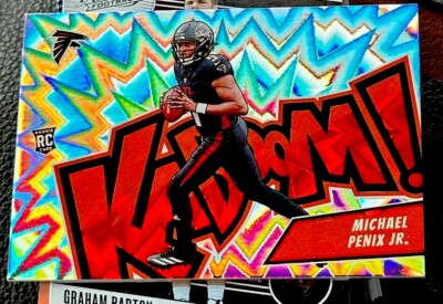 Michael Penix Jr. Rookie KABOOM No. 14 SSP 2024 Falcons - Fast