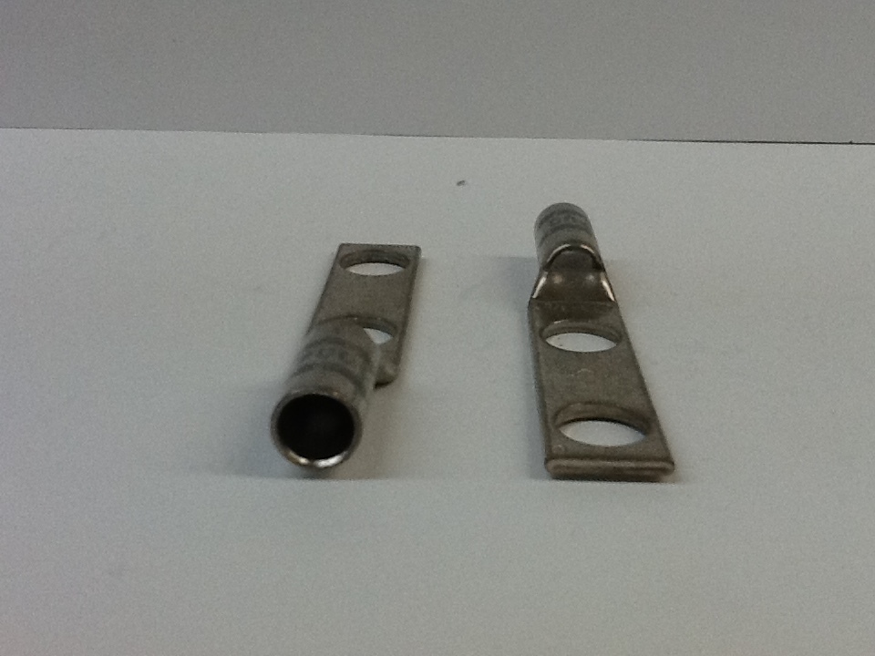 Qty 50 Penn-Union Corp BLU-4D-2TC38 Copper Penn-Crimps Terminal Lug, Y644HS 3/8"