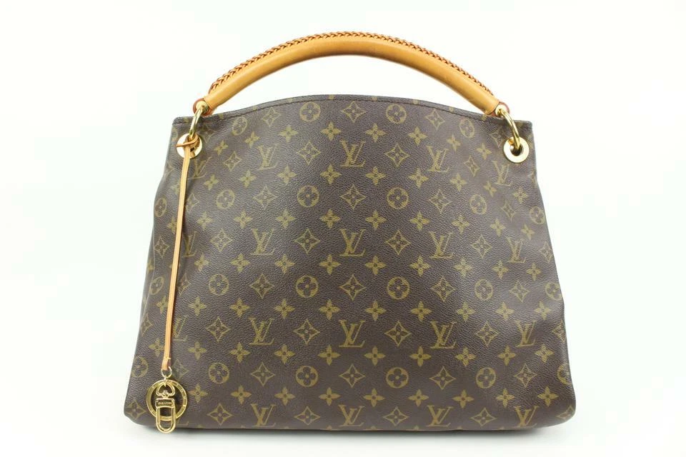 Louis Vuitton Artsy Braided Top Handle Monogram Canvas Hobo Bag