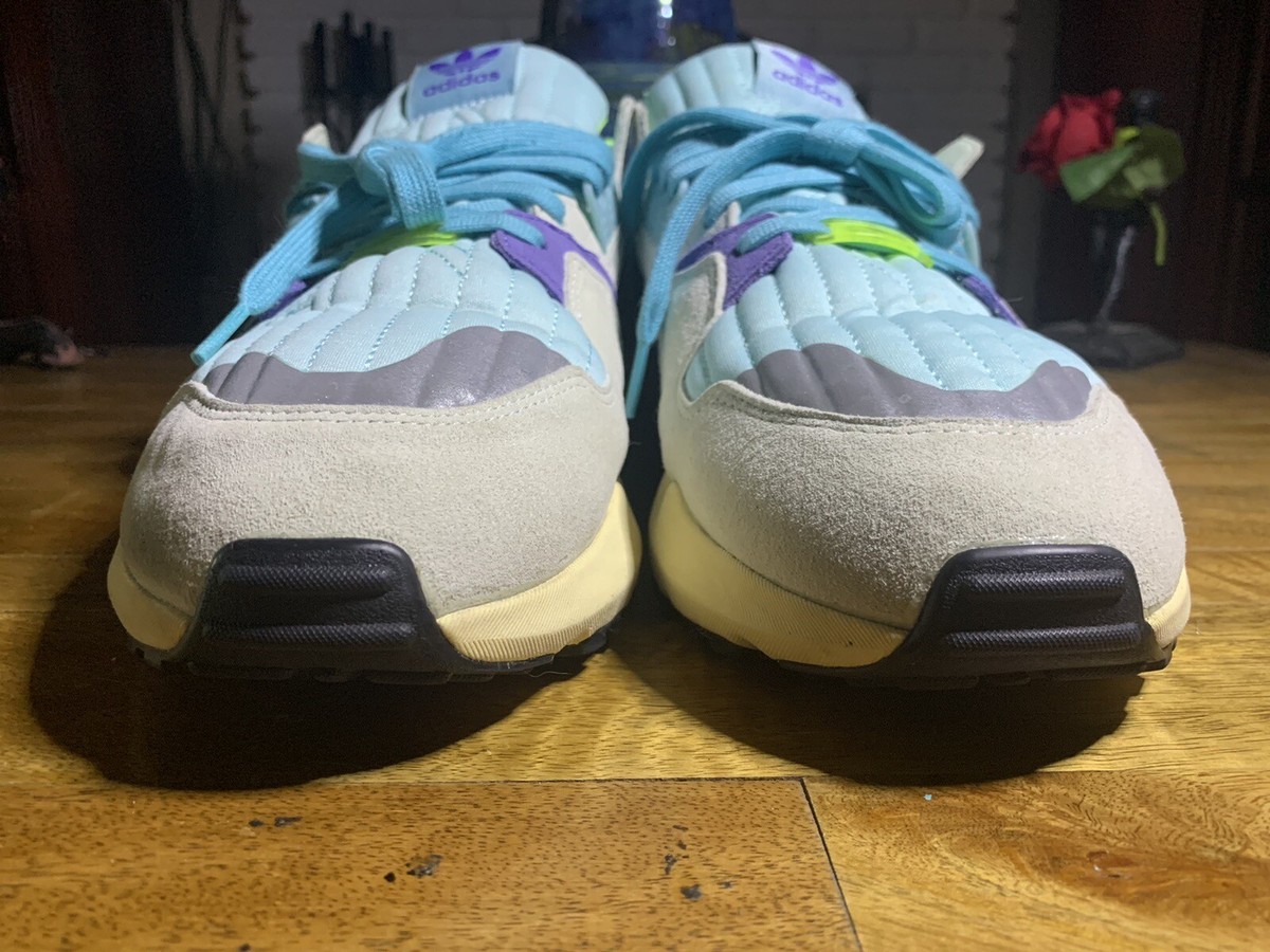 あいうえお Mens 13 Adidas ZX Torsion Clear Aqua EF4343 Comfortable