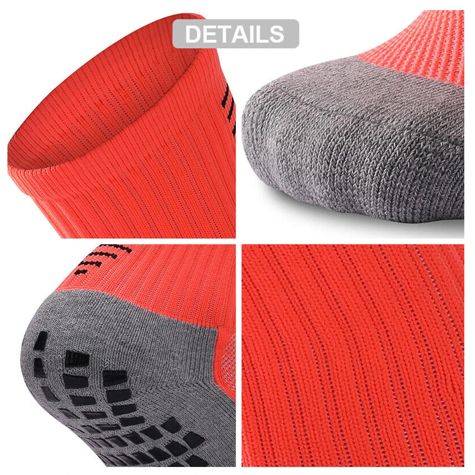 AntiSlip Sports Socks Skid Hospital Soccer Basketball Football Grip Dots Train eBay