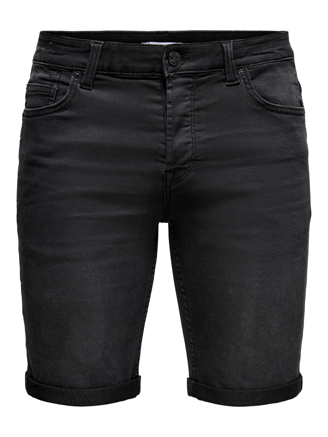 Короткие джинсы Only - Sons Herren ONSPLY REG BLK JOG SHT PK 8581 - Обычная посадка