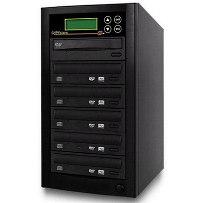 DVD Duplicator Copystars 1-5 Liteon/Asus 24X Burner CD DVD Duplicator Copier