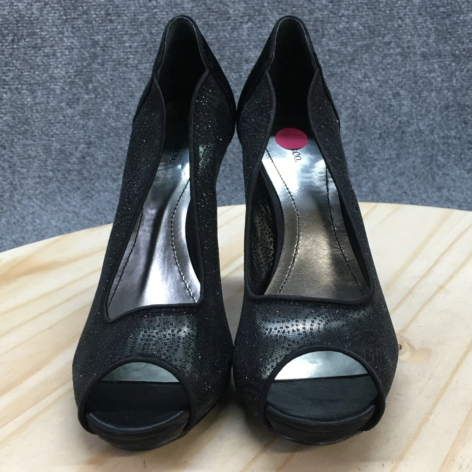 Style & Co. Zapatos de salón para mujer 7,5 M Naveah negros imitación cuero tacón de aguja Foto 4 de 4