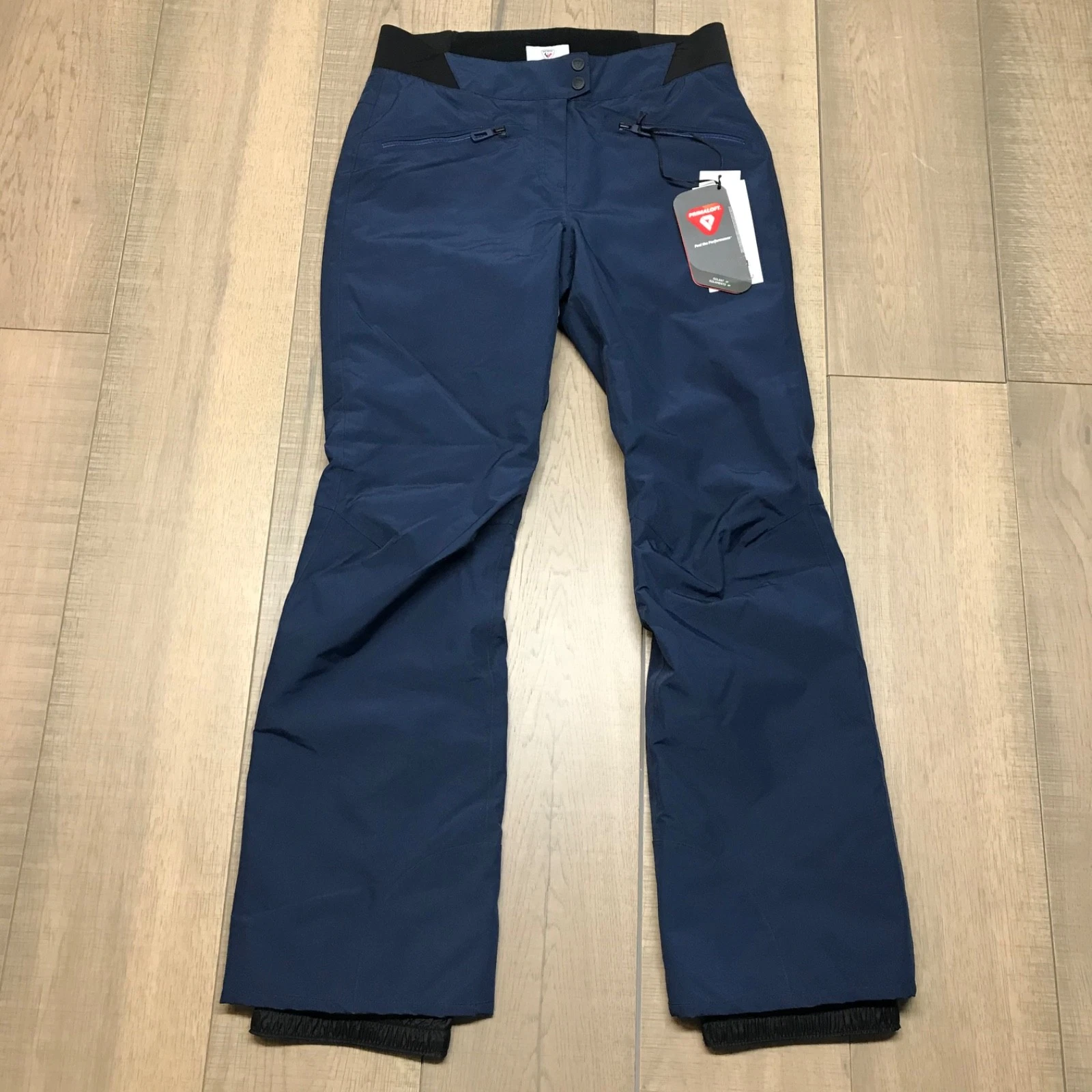 Rossignol Ski Pants Snowboard Womens Size L Navy Blue Classique Primaloft NEW