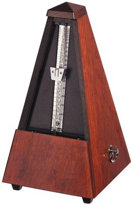 Wittner Bell Wood Key Wound Metronome Mahogany 811m- New  Free Extended Warranty