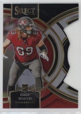 2023 Panini Select Premier Level Black & Red Prizm Die-Cut Cody Mauch #133 0c4