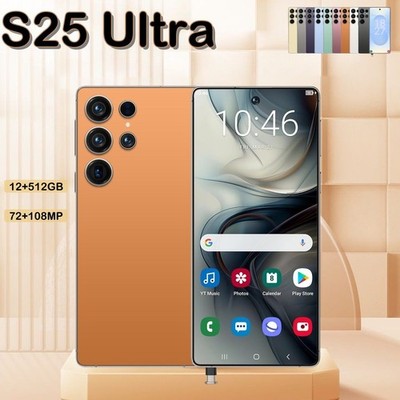 12+512GB I25 Ultra 5G Smartphone, Unlocked Cell Phone, 6.8'' HD Screen