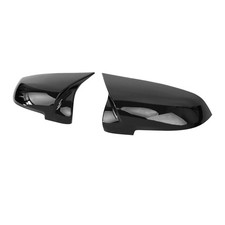 Spiegelkappen Passend für BMW 5er Touring Außenspiegel 2x schwarz glanz Kappen