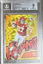 2024 Panini Absolute Kaboom Travis Kelce Chiefs Gold Kaboom Grade 9