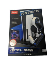 NEW - IPega 6 in 1 Vertical Stand PS5 Console Controller Charger Headphone Stand