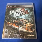 Blood Drive (Sony PlayStation 3, 2010) CIB, Manual, Pristine Disc!