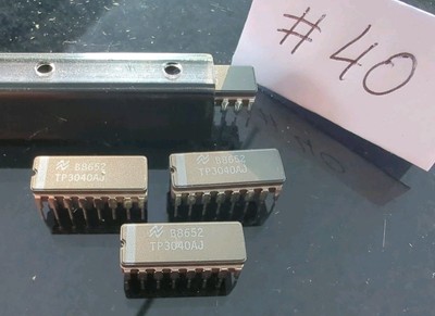 1x NATIONAL SEMICONDUCTORS TP3040AJ HALBLEITER CHIP IC s 16 DIP VINTAGE NOS 