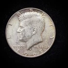 40% Silver 1968 Kennedy Half Dollar - 14-02