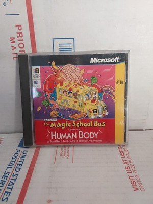 Microsoft The Magic School Bus Explores the Human Body CD-ROM No Key Code - #137