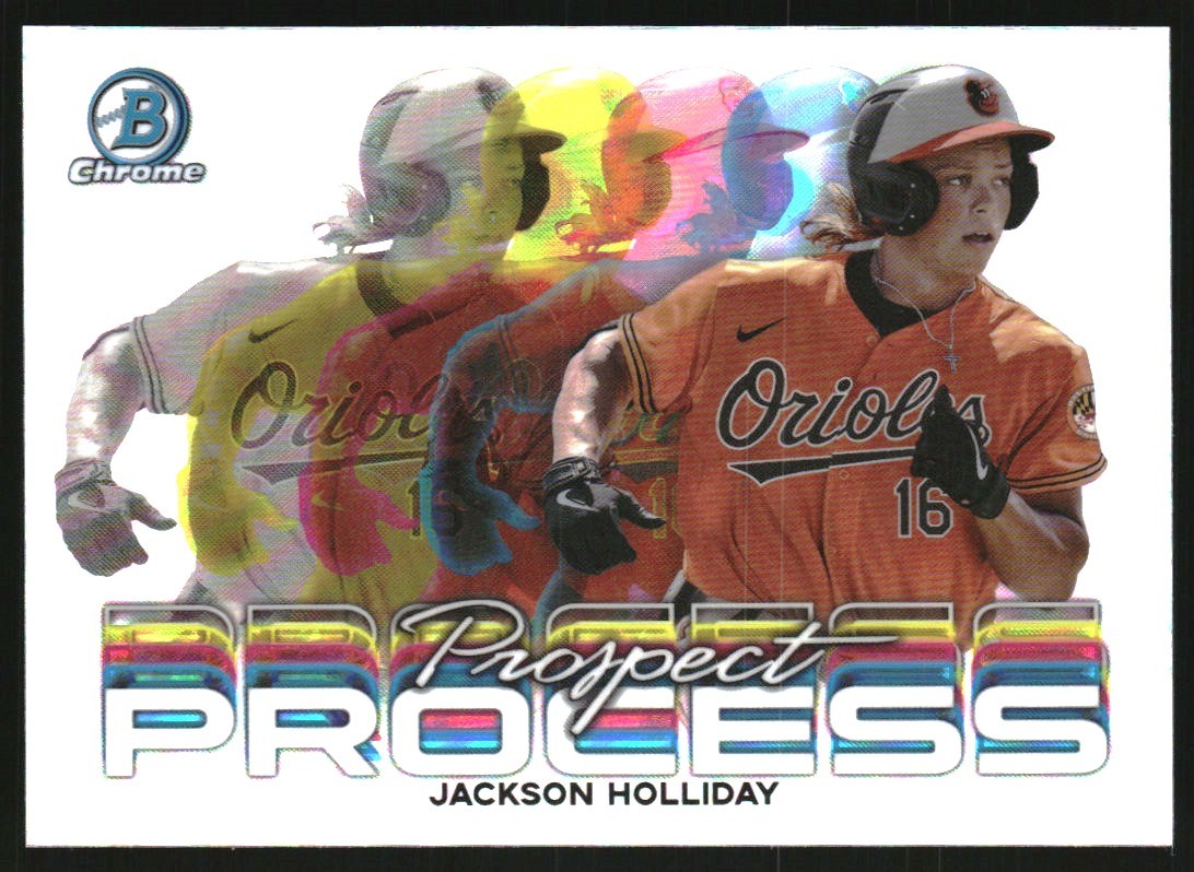 2023 Bowman Chrome Prospect Process #PRP9 Jackson Holliday - NM-MT