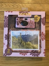 Kensie Disposable Film Camera Mini Photo Book Set