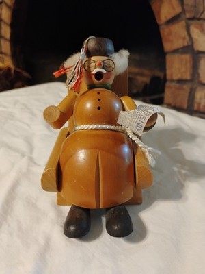 Rauchermann German Original Erzgebirge Incense Burner Old Man B21