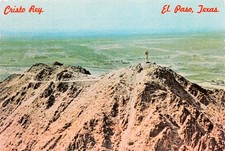 Cristo Rey Religious Statue Christ of the Rockies El Paso TX 6x4 Postcard CP455