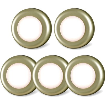 LED Licht Batteriebetrieben, Schrankbeleuchtung, Touch, Klebe, Warmweiß, 5 Stück