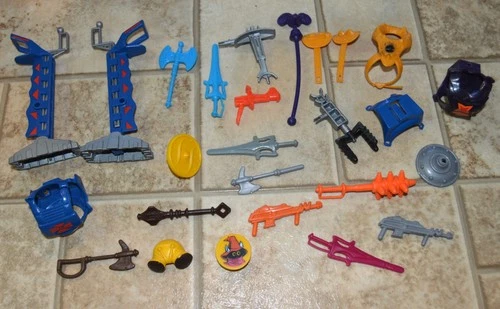 Vintage Masters of the Universe MOTU Weapons & Accessories Lot 80s He-Man Parts