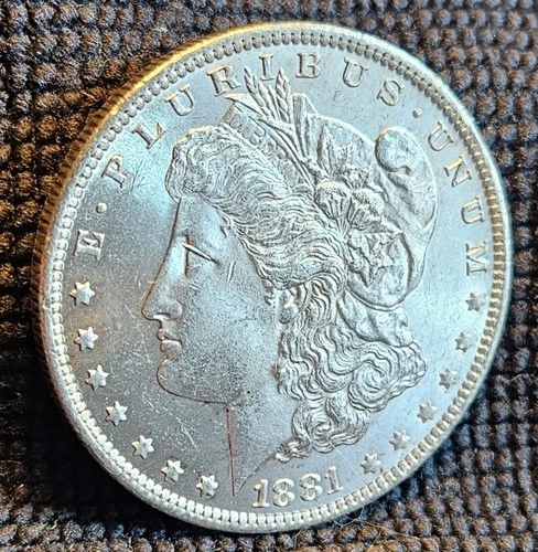1881 O Morgan Silver Dollar - Fineness .90 - AU++ Condition