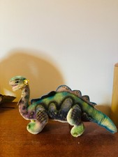 Rare Steiff Dinos with Button Tag Mohair Brontosaurus 1960 Replica