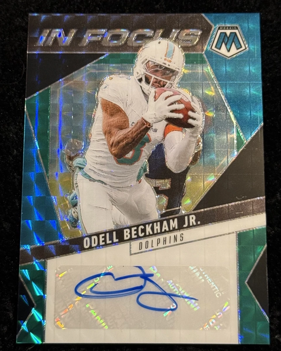 Football Sports Odell Beckham Jr. Autographed Trading Cards for