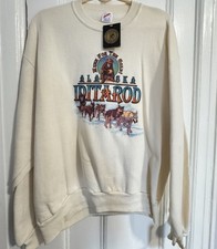 Vintage Jerzees Sweatshirt Made In USA Alaska Gold Rush Men’s Size L NWT