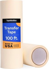 12" x 100' Roll of Paper Transfer Tape for Vinyl, Made in America