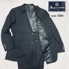 Mens Aquascutum Excellent condition Aquascutum wool single suit black check full