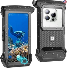 Professional 100FT/30M Underwater Waterproof Diving Snorkeling Phone Case for