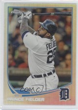 2013 Topps Chrome Refractor Prince Fielder #184 1g5
