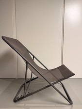 Lafuma multi-position Folding Deckchair Brown Graphite BRAND NEW