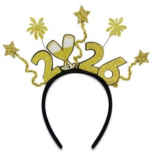 2026 Sparkling Star Hairband Plastic Headpiece For New Year Celebrations